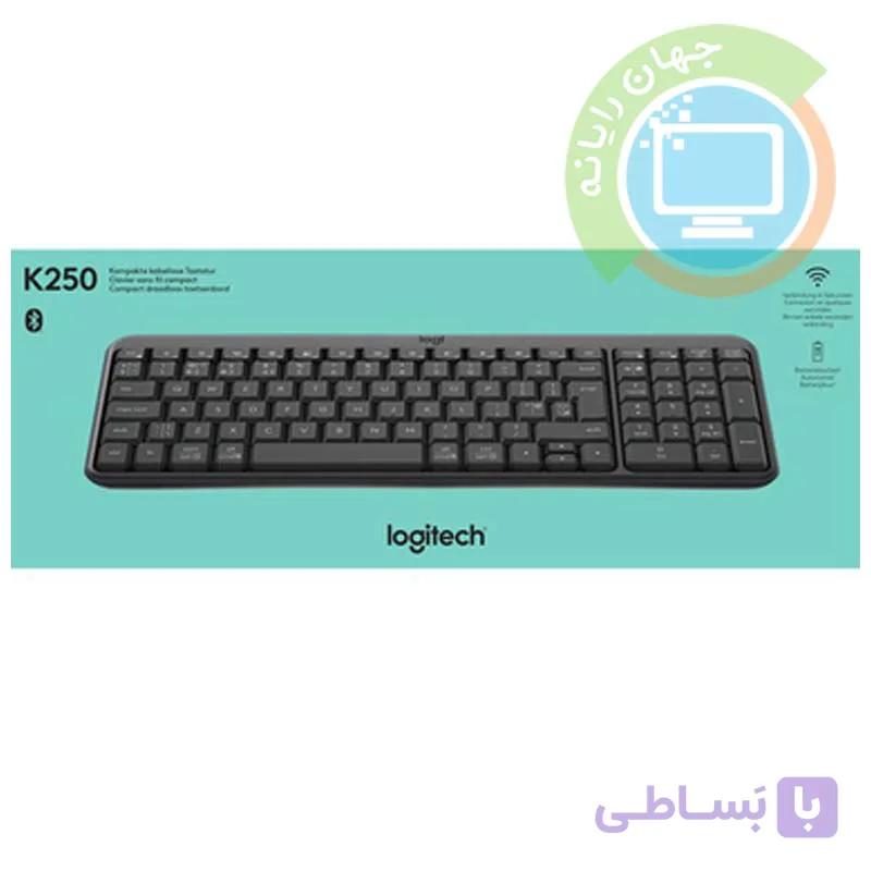کیبورد بیسیم Logitech K250 — تصویر 1