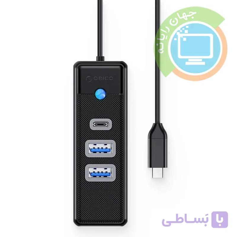 هاب 3 پورت Type-C اوریکو PWC2U-C3 — تصویر 1