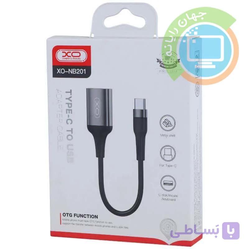 کابل تبدیل XO Type-C TO USB OTG مدل XO-NB201 — تصویر 1