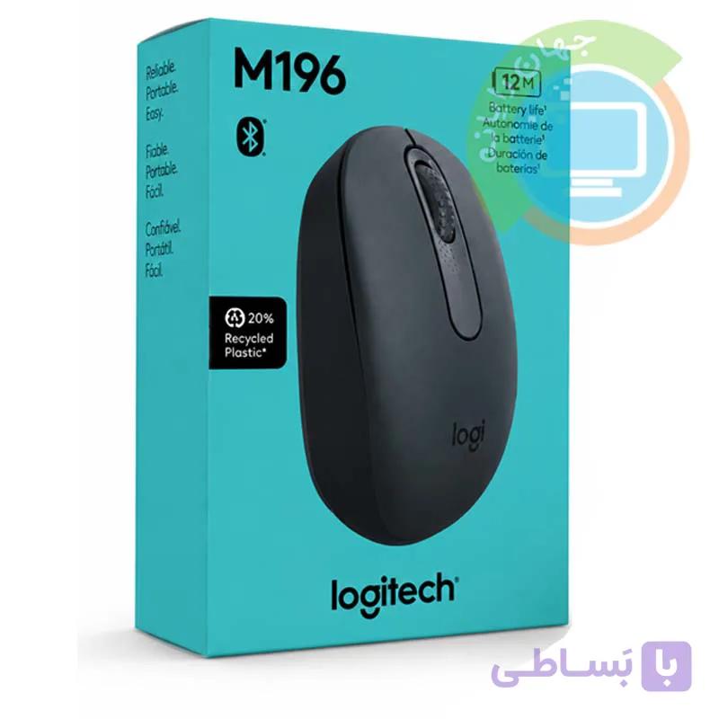 موس بی سیم بلوتوثی Logitech M196 — تصویر 1