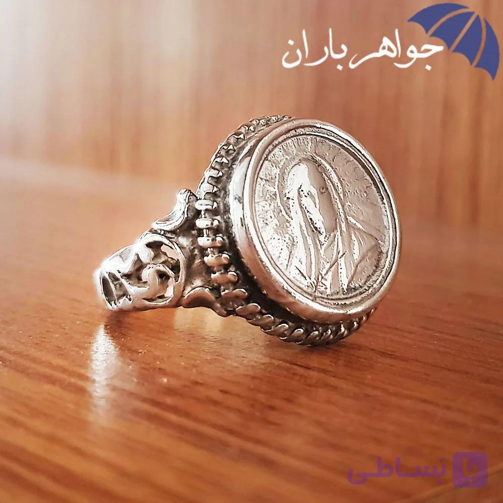 انگشتر نقره شمایل حضرت علی (ع) R۳۳44 — تصویر 1