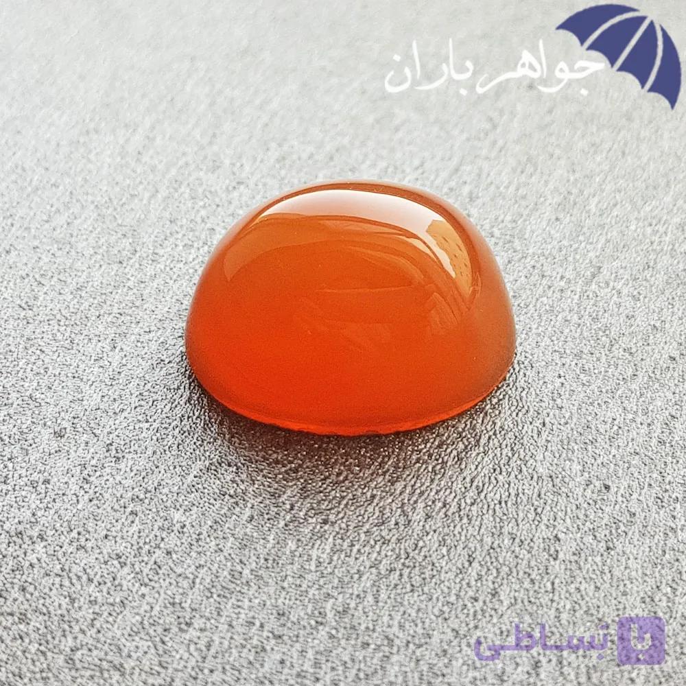 نگین عقیق یمنی دامله اصل حکاکی کل قرآن N3202 — تصویر 1