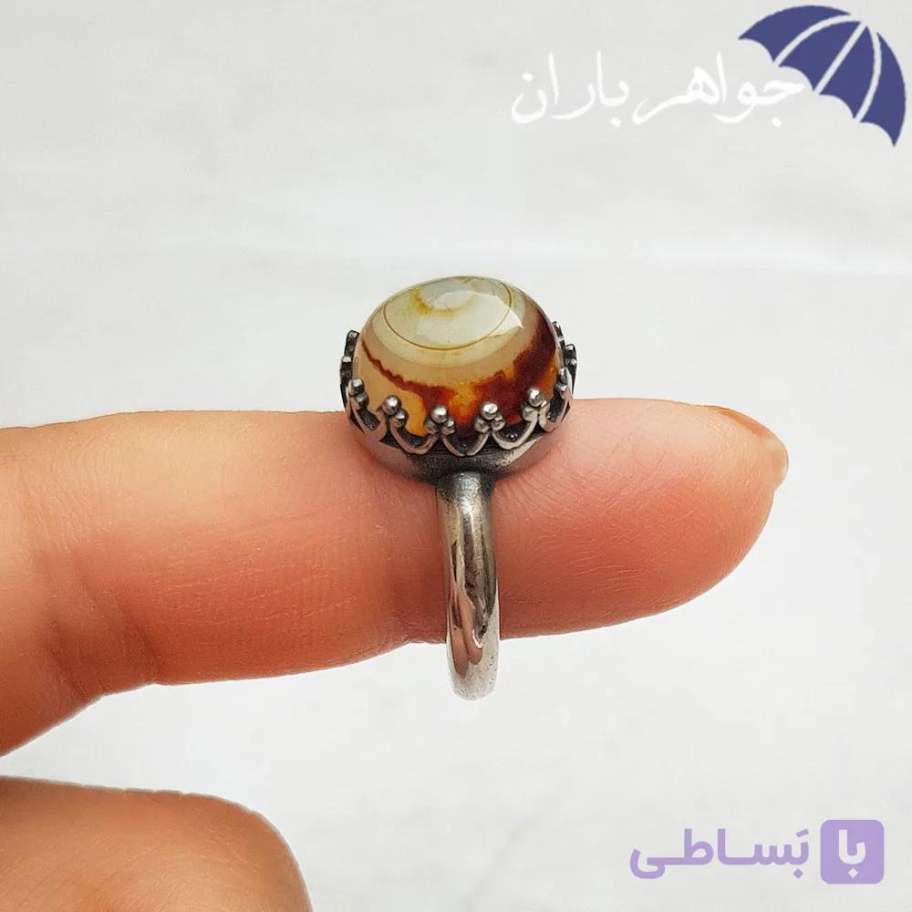 انگشتر طلاروس عقیق باباقوری اصل R3292 — تصویر 1