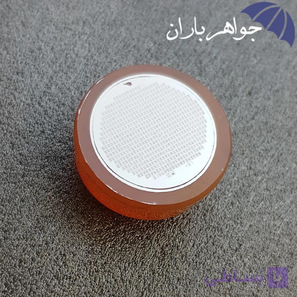 نگین عقیق یمنی دایره حکاکی کل قرآن N3200 — تصویر 1