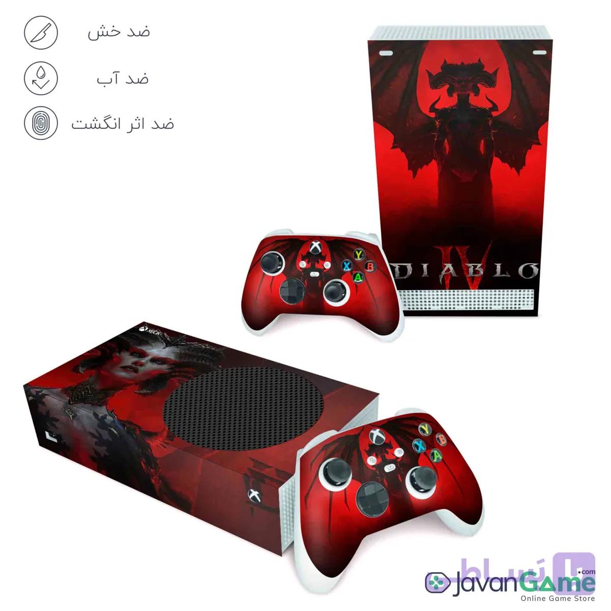 اسکین Xbox Series S طرح Diablo IV 4
