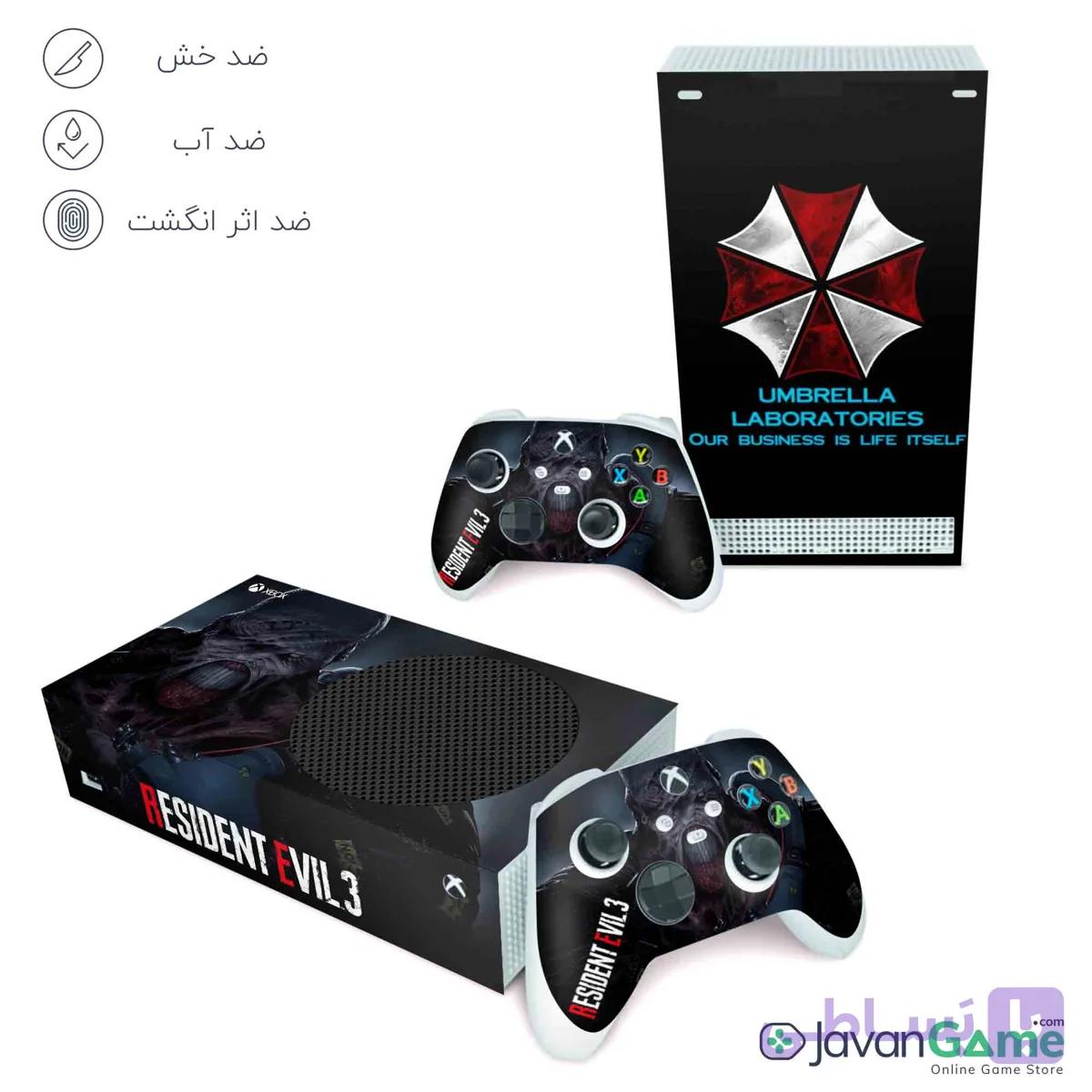 اسکین Xbox Series S طرح Resident Evil 3 Remake