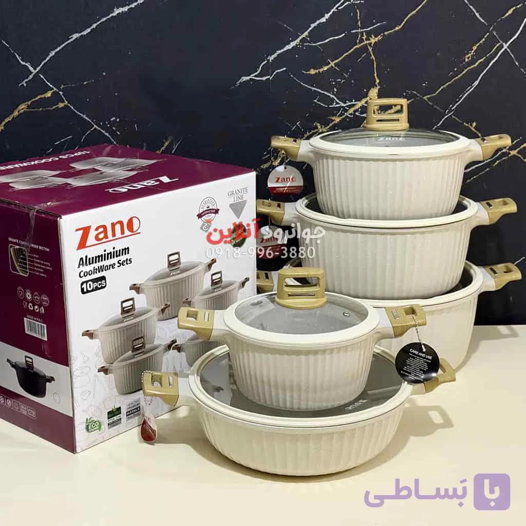 سرویس قابلمه زانو ZANO 3474 گرانیت 10 پارچه — تصویر 1