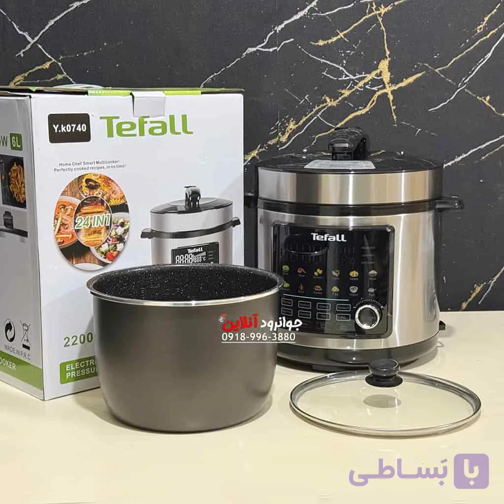 زودپز تفال 6 لیتر 2200 وات 24 کاره Tefall Y.K0740 — تصویر 1