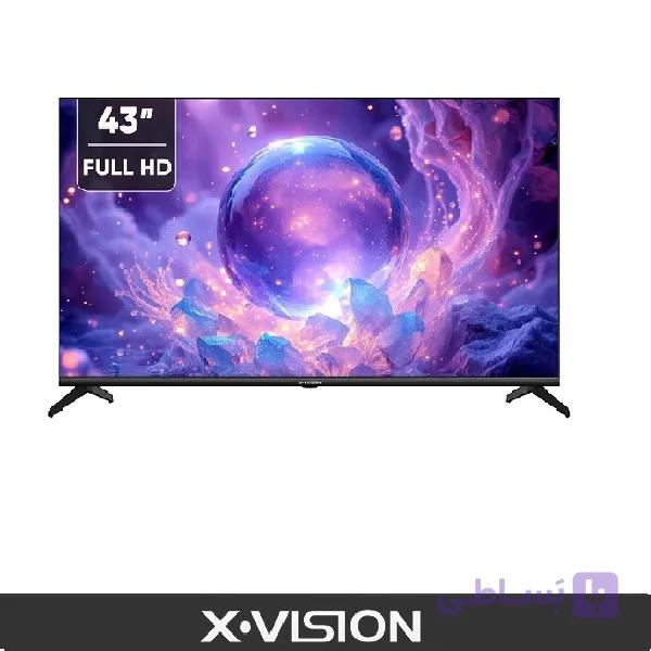 تلویزیون FHD هوشمند ایکس ویژن مدل XH605 سایز ۴۳ اینچ