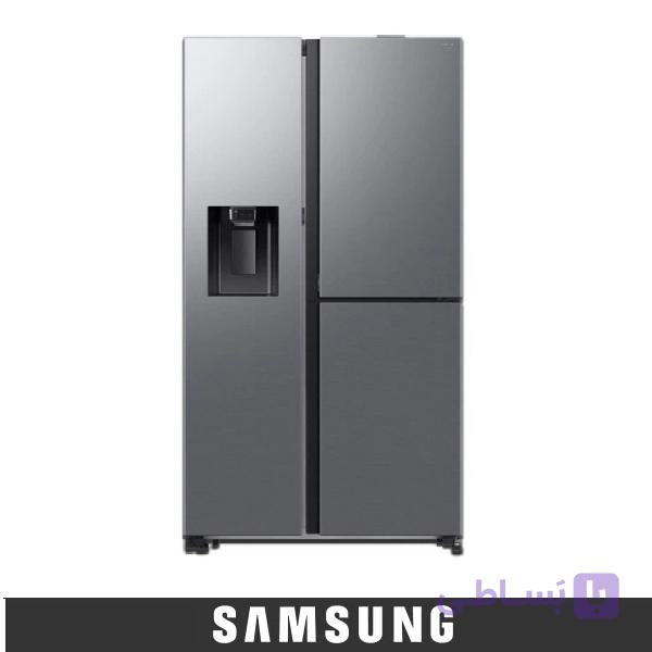 یخچال فریزر ساید بای ساید سامسونگ مدل RS80F64GDTKW