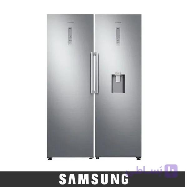 یخچال و فریزر دوقلو سامسونگ مدل RR39M73107F/SG-RZ32M71207F/SG — تصویر 1