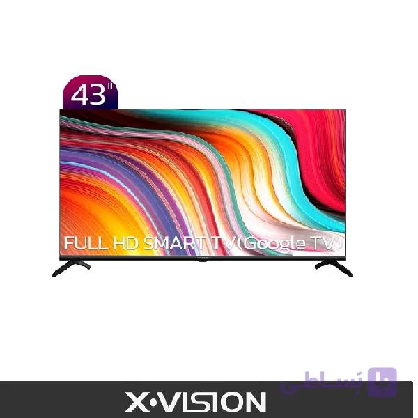 تلویزیون HD هوشمند ایکس ویژن مدل XH610 سایز ۴۳ اینچ