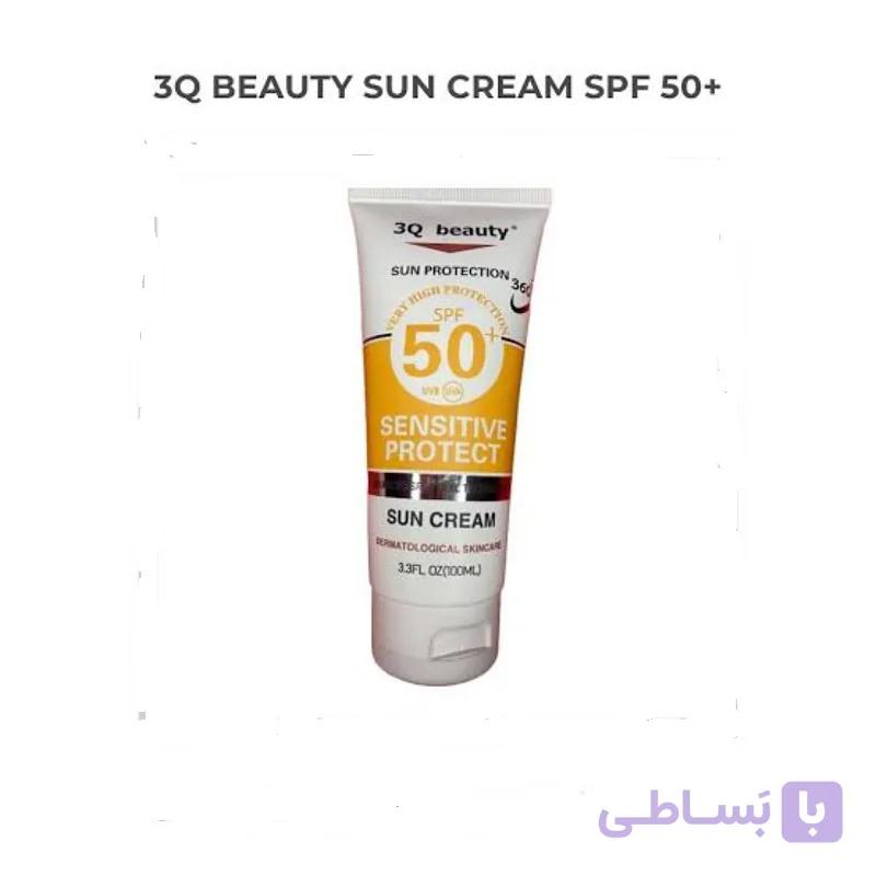 کرم ضد آفتاب بدون رنگ 3کیو حاوی SPF 90 حجم 100 میلی لیتر — تصویر 1