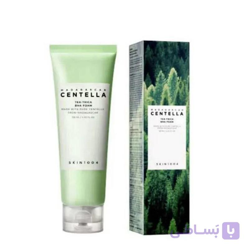فوم شستشو کوچک کننده منافذ و تسکین دهنده چای سنتلا Centella — تصویر 1