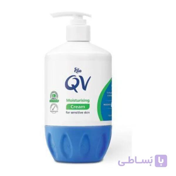 کرم مرطوب‌کننده پمپی پوست خشک کیووی اصل – QV Cream (500 گرم) — تصویر 1