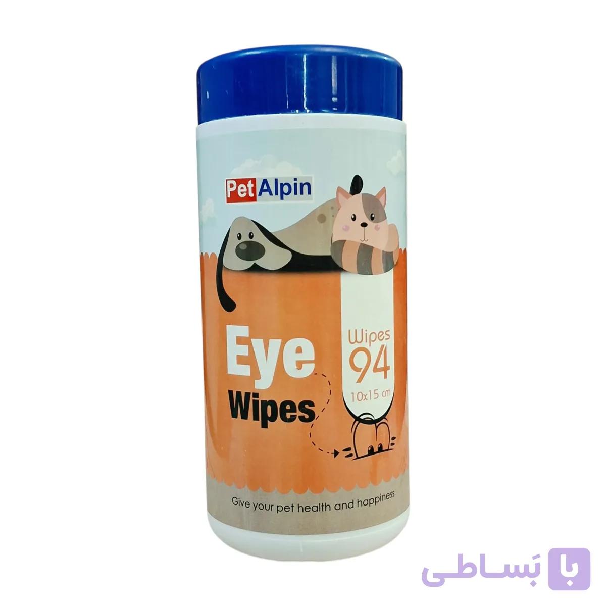 دستمال مرطوب گوش 94 عددی برند Pet Alpin