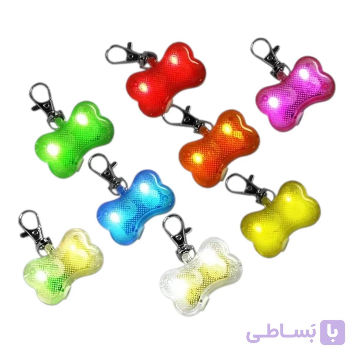 آویز قلاده ال ای دی دار طرح استخوان — تصویر 1