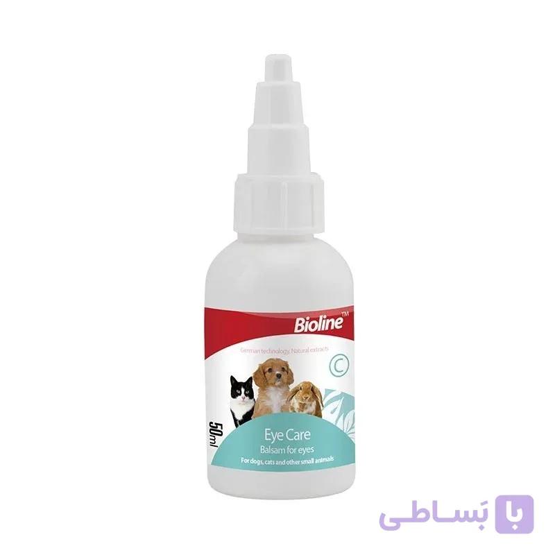 قطره مراقبت چشم حیوانات خانگی برند Bioline — تصویر 1