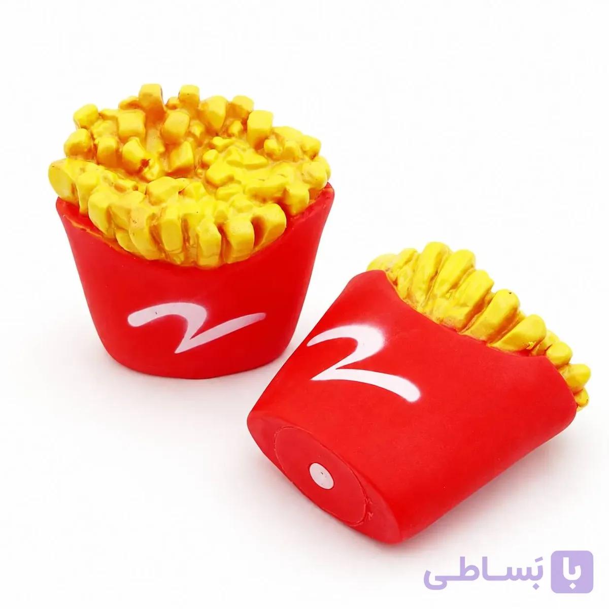اسباب بازی سگ مدل سیب زمینی سرخ شده سوتی