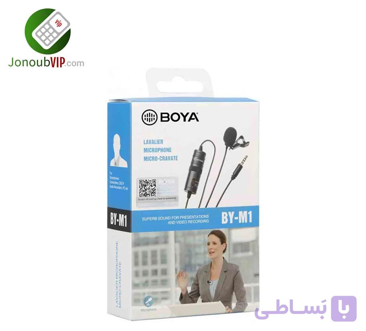 میکروفون یقه ای بویا مدل BOYA BY M1 اورجینال — تصویر 1