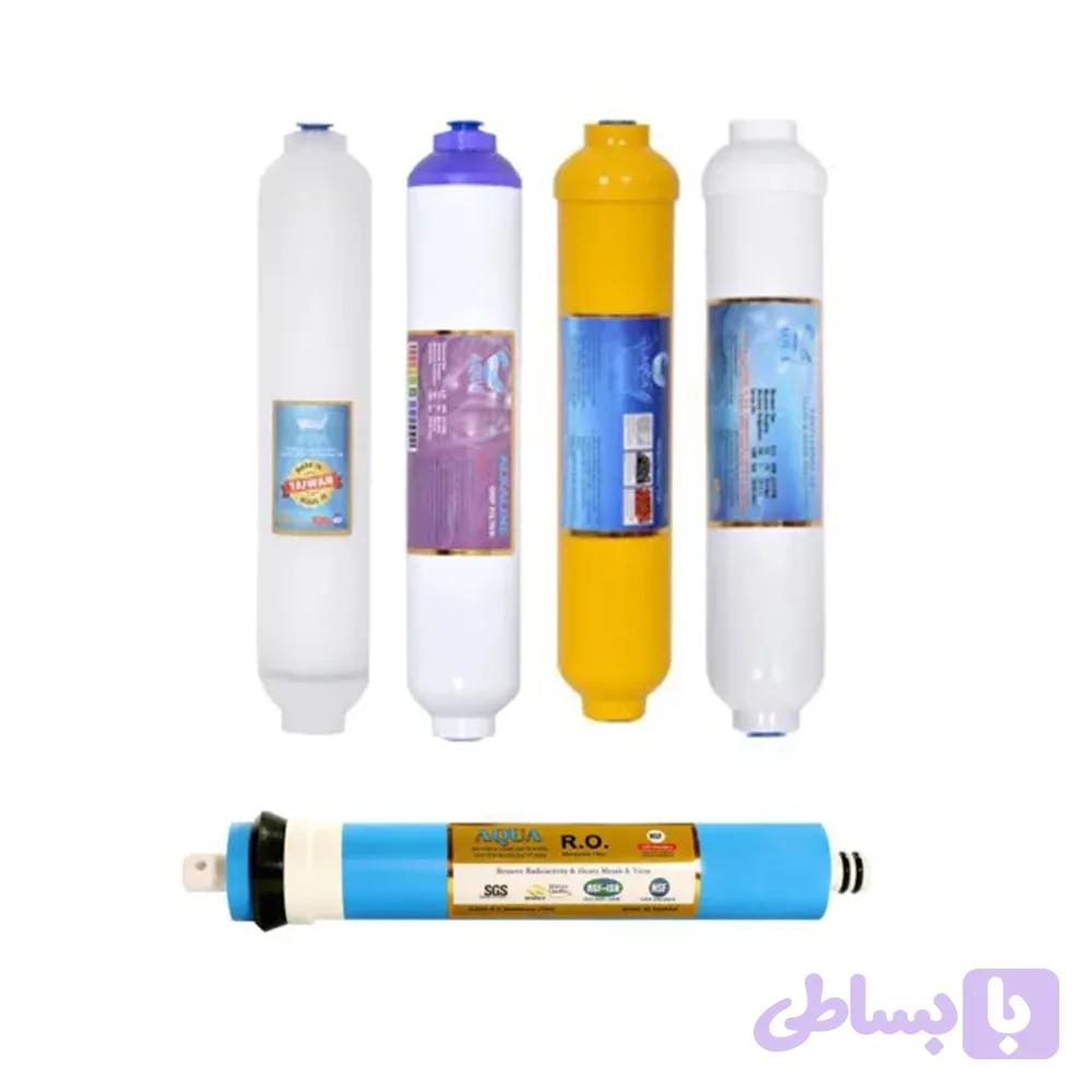 پک تعویض 5 عددی فیلتر دوره ای فیلتر های بالای آکوا مدل 45678