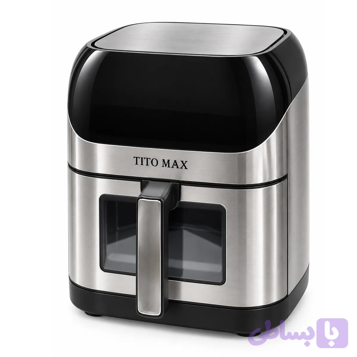 سرخکن Tez یا همان هواپز رژیمی بدون روغن 8 لیتری دیجیتال لمسی تیتومکث مدل TITO MAX TM118 — تصویر 1