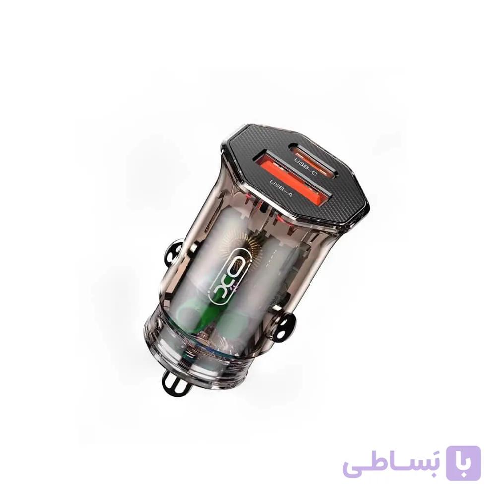 شارژر فندکی 33 وات ایکس او مدل xo-cc50 به همراه کابل type-c — تصویر 1
