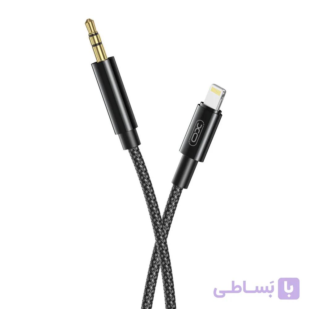 کابل تبدیل صدا aux به lightning ایکس او مدل XO-NB-R211A طول 1 متر — تصویر 1