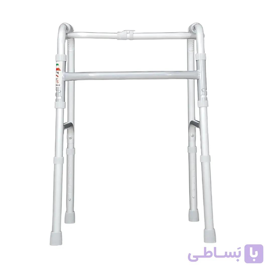 واکر آلومینیومی تاشو ساده — تصویر 1