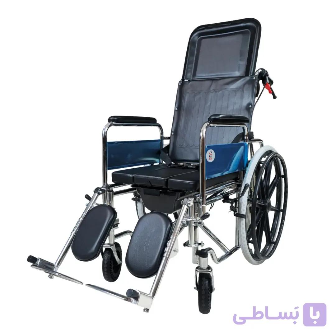 ویلچر برانکاردی JTS608-GC | تاشو، لگن‌دار و برانکاردشو — تصویر 1