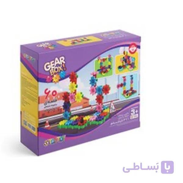 بازی فکری گیر بکس 60 قطعه چرخدار شرکت فکرا