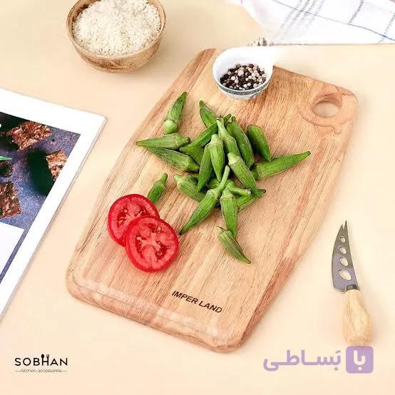 تخته گوشت چوبی امپرلند مدل بیضی کد 763