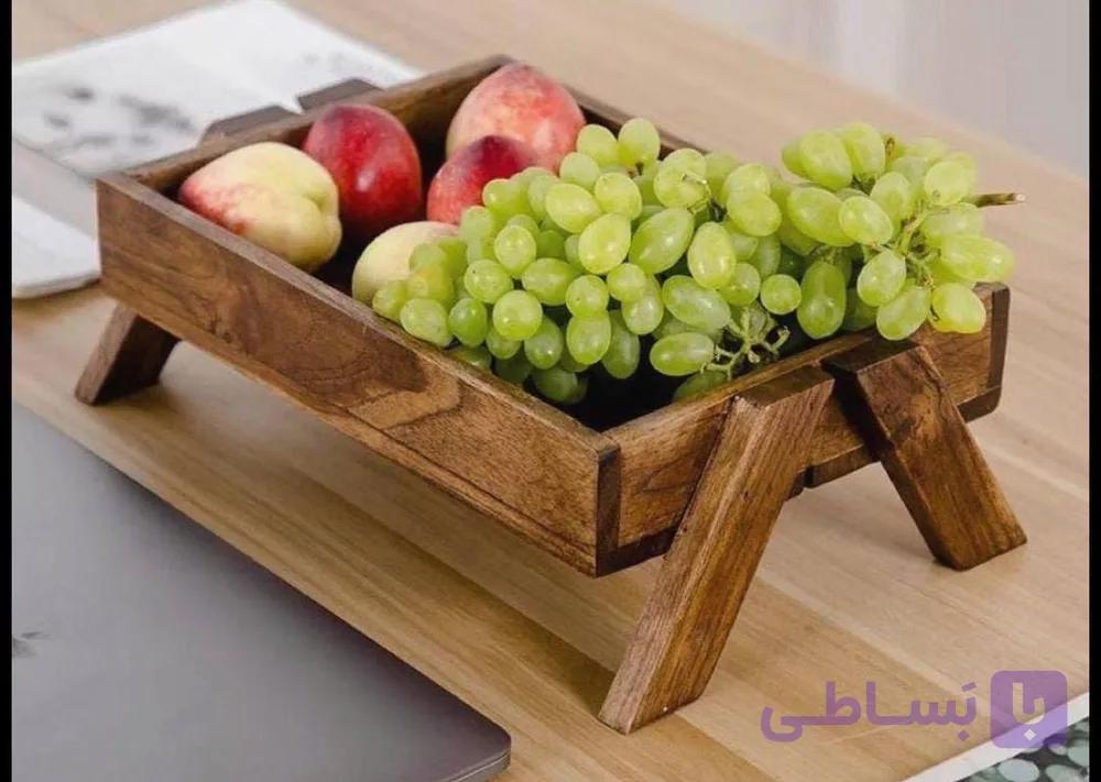نظم دهنده یک طبقه چوبی آشپزخانه