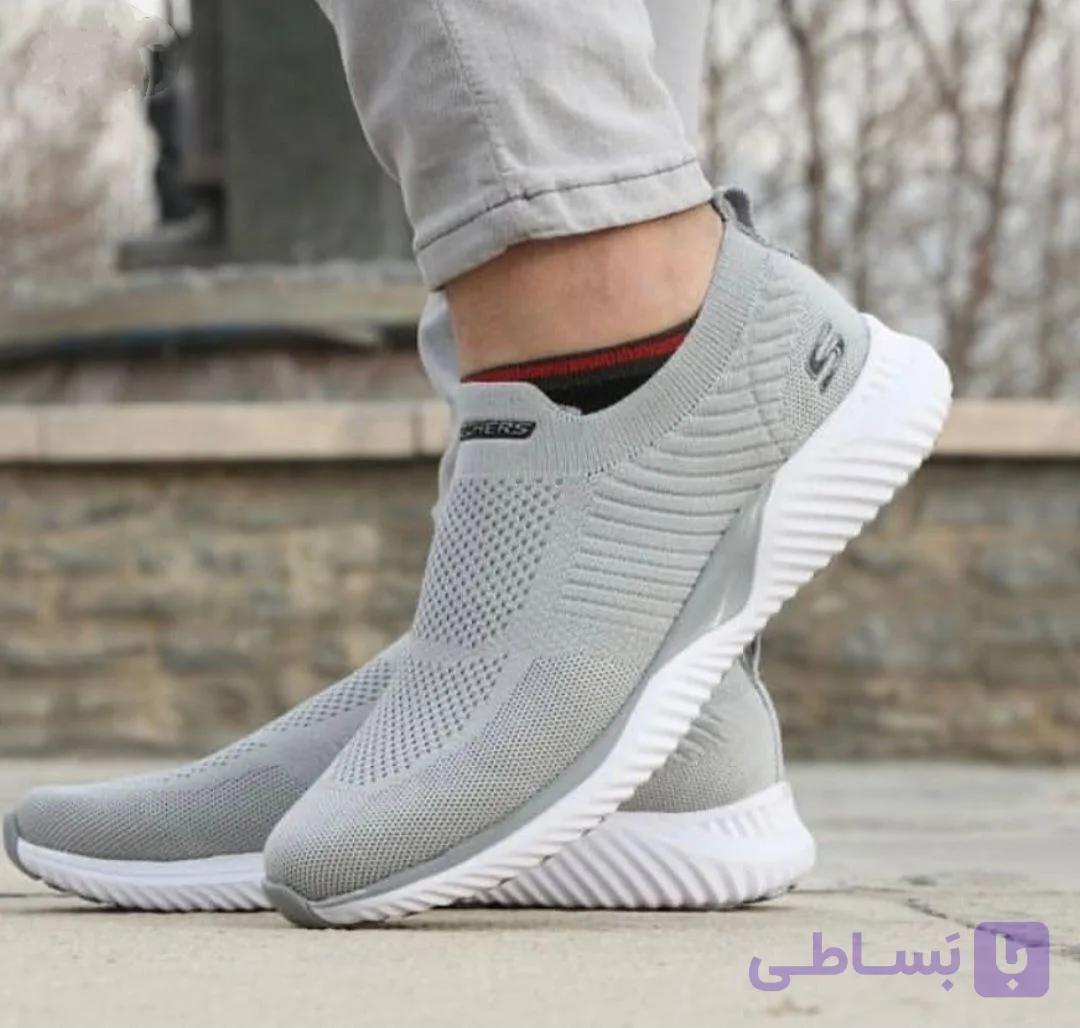 کتونی اسکیچرز جورابی مردانه — تصویر 1