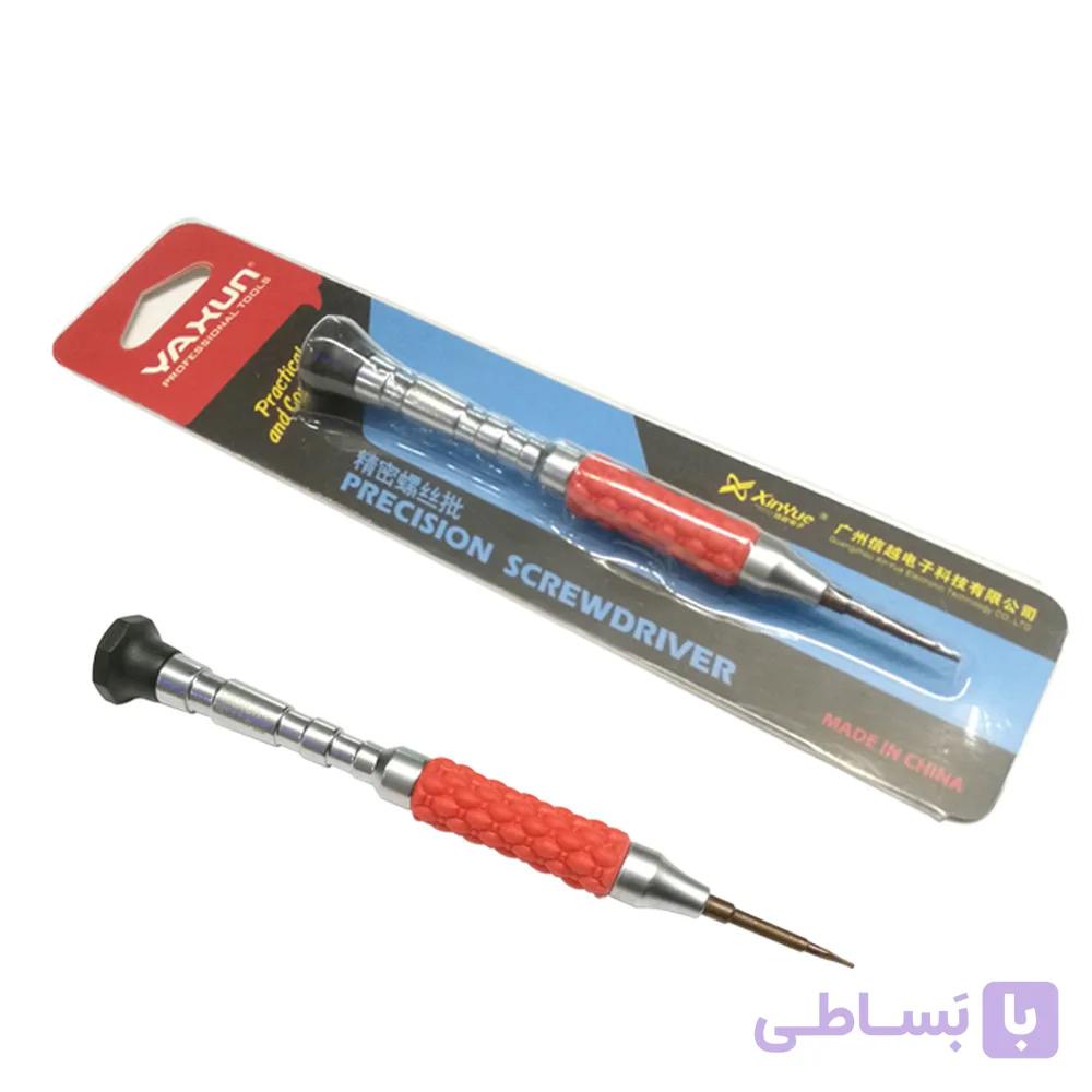 پیچ گوشتی  نقره ای قرمز یاکسون Yaxun NO.11 1.2 Screwdriver — تصویر 1