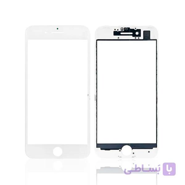 گلس گوشی آیفون 6 جی Iphone 6G 3 In 1 (glass+frame+oca) Tempered Explosion Glass -سفید