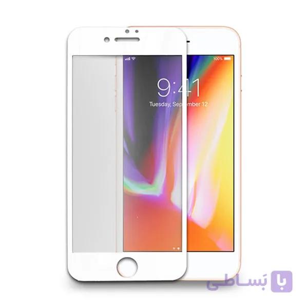 گلس گوشی آیفون 8 پلاس Iphone 8 Plus 3 In 1 Tempered Explosion Glass – سفید