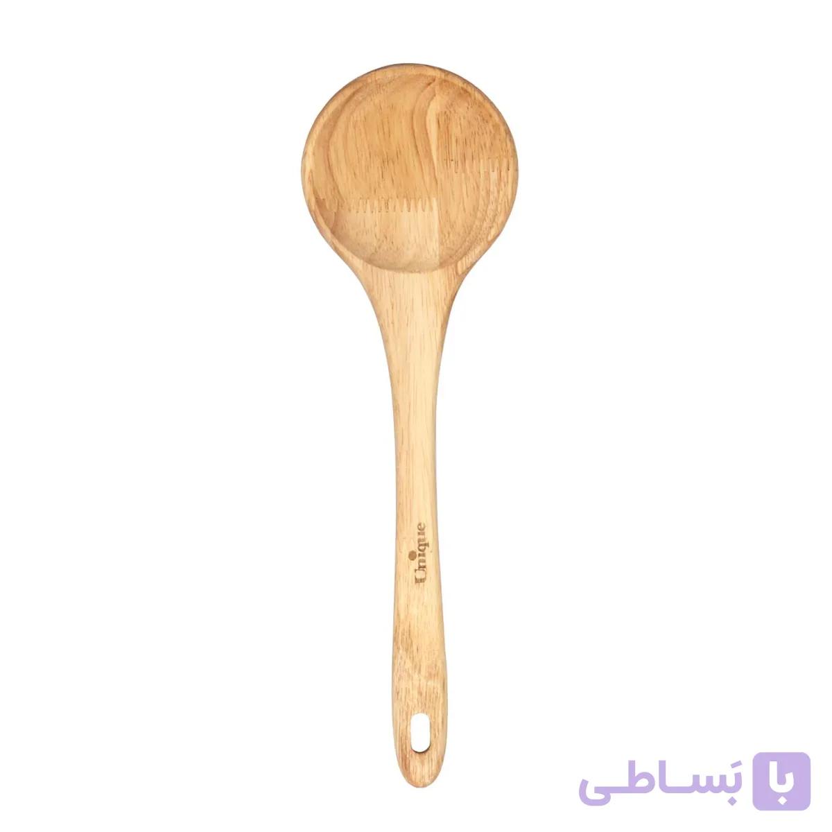 ملاقه گرد چوبی یونیک مدل 1112 — تصویر 1