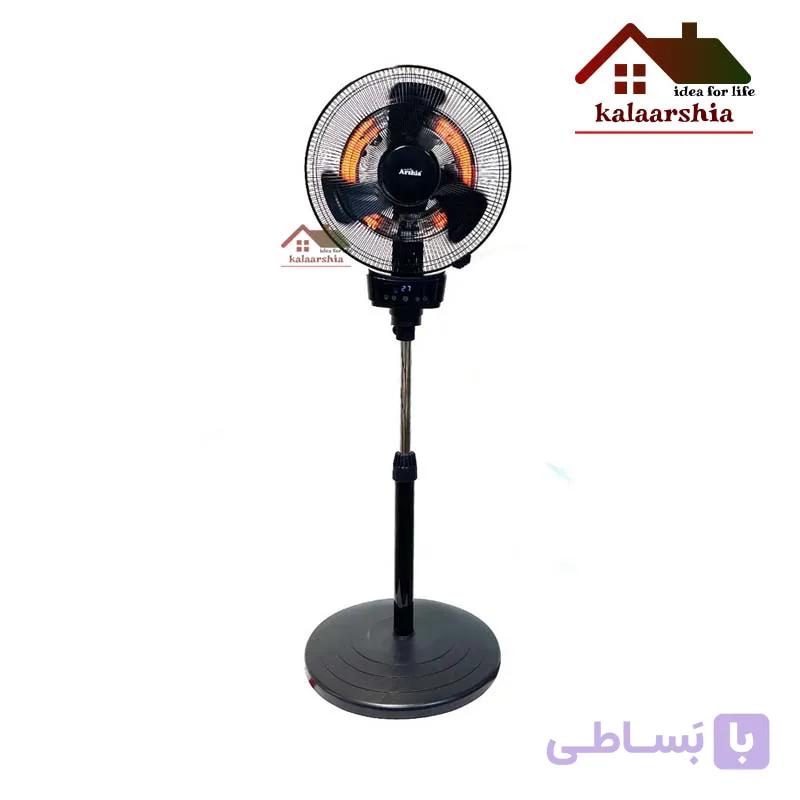 پنکه بخاری ارشیا مدل FH-1511A كنترل دار — تصویر 1
