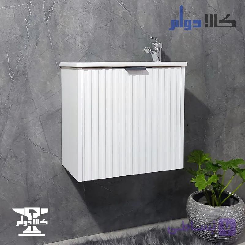 روشویی کابینتی آرامیس سفید 50 سانتیمتر — تصویر 1