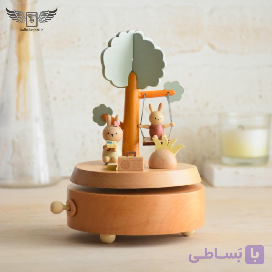 جعبه موزیکال طرح خرگوش — تصویر 1