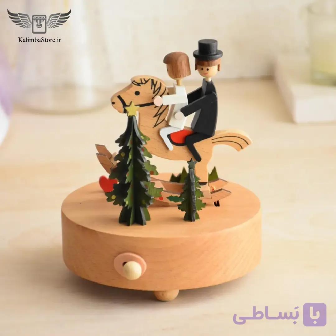 جعبه موزیکال طرح سوار کار — تصویر 1