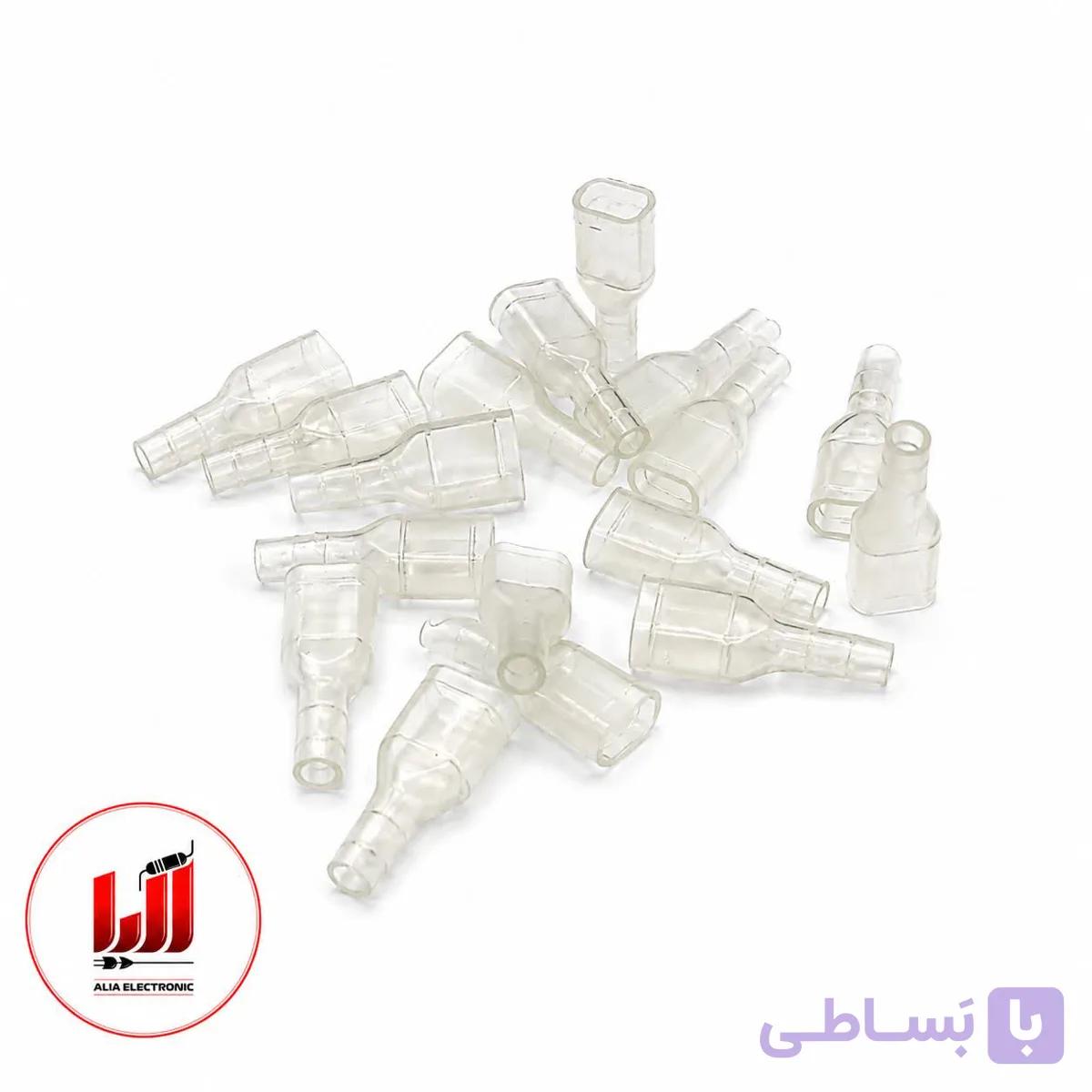 عایق سرسیم کولری سیلیکونی شفاف سایز 8.3