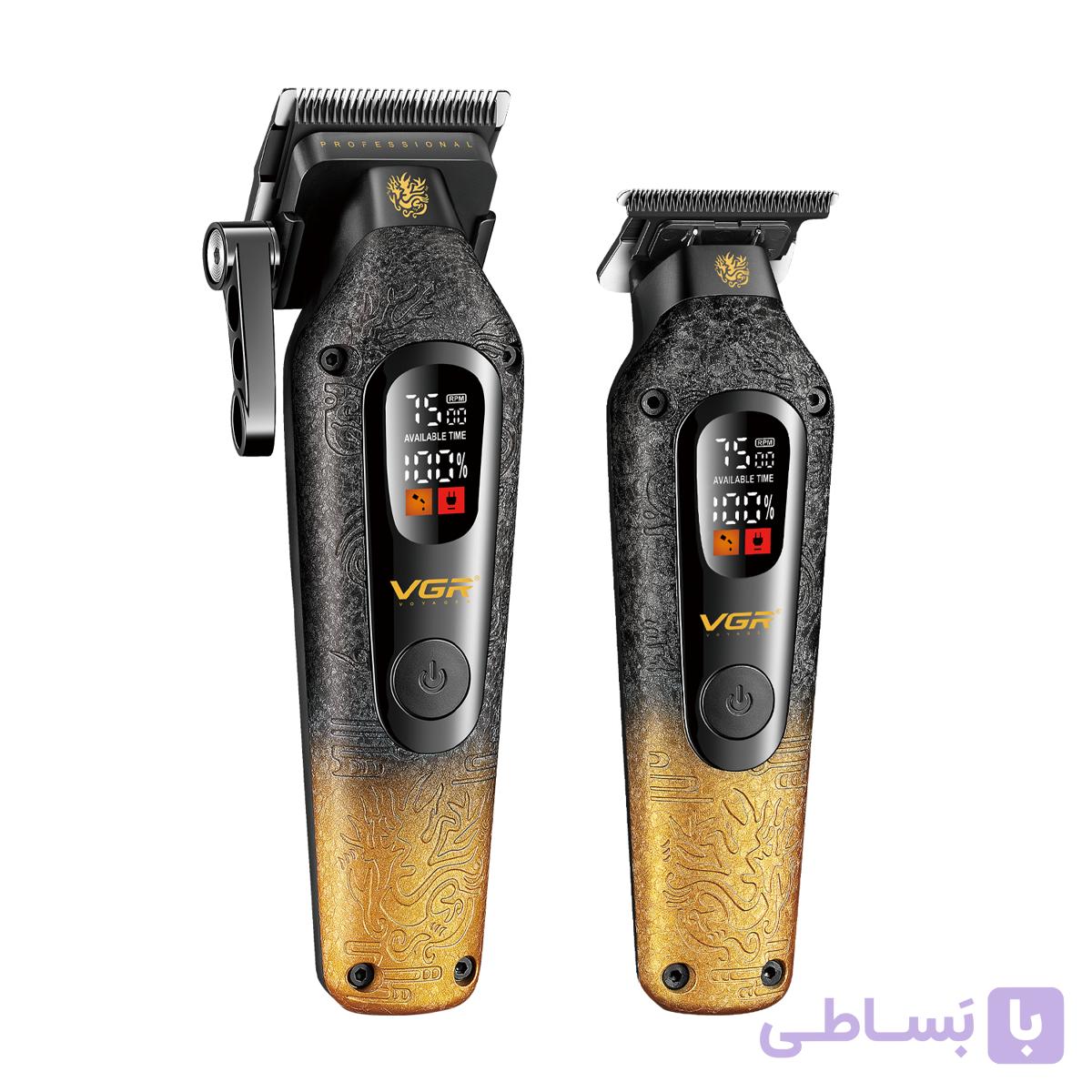 ست 2عددی ماشین اصلاح و خط زن وی جی آر مدل196&996 — تصویر 1