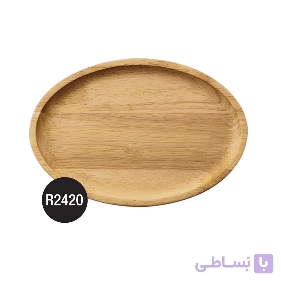 سینی سرو بیضی رابروود Treeti R2420