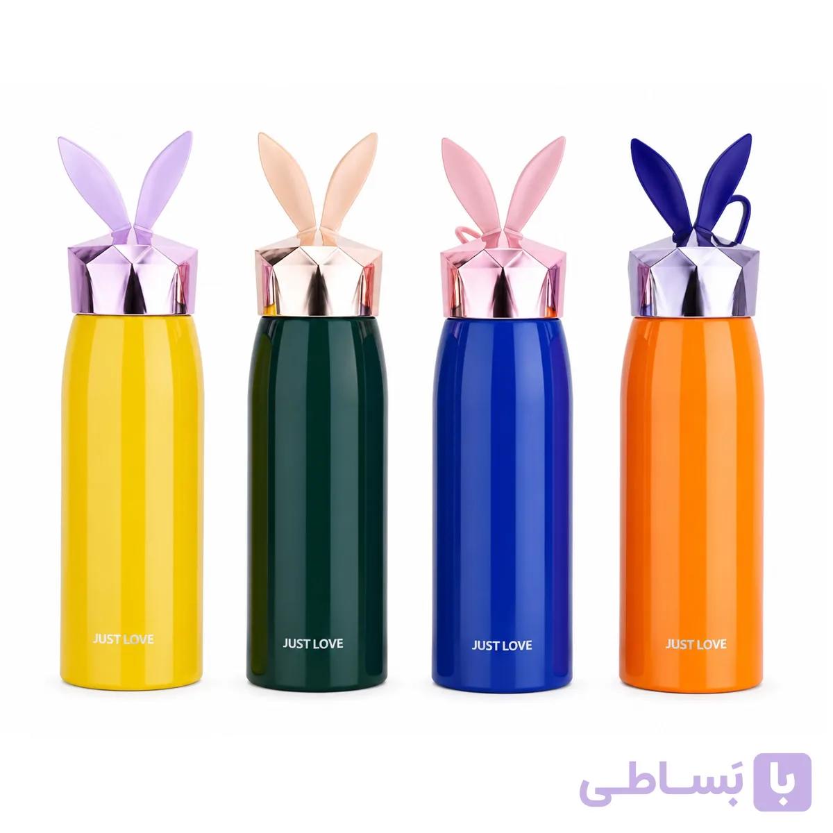 فلاسک just love طرح دار خرگوشی رابیبت — تصویر 1