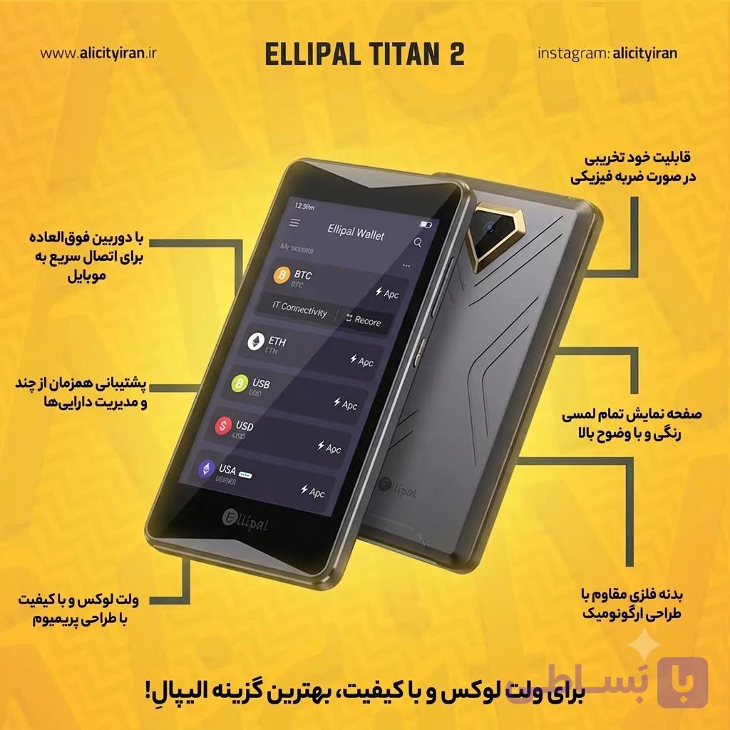 خرید کیف پول الیپال تایتان 2025 نسخه 2 — تصویر 1