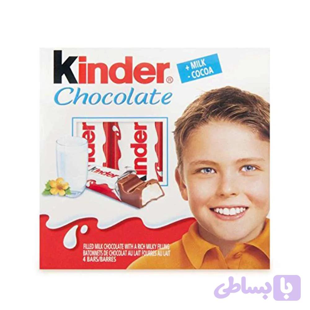 شکلات 4 عددی 50 گرمی کیندر (Kinder)