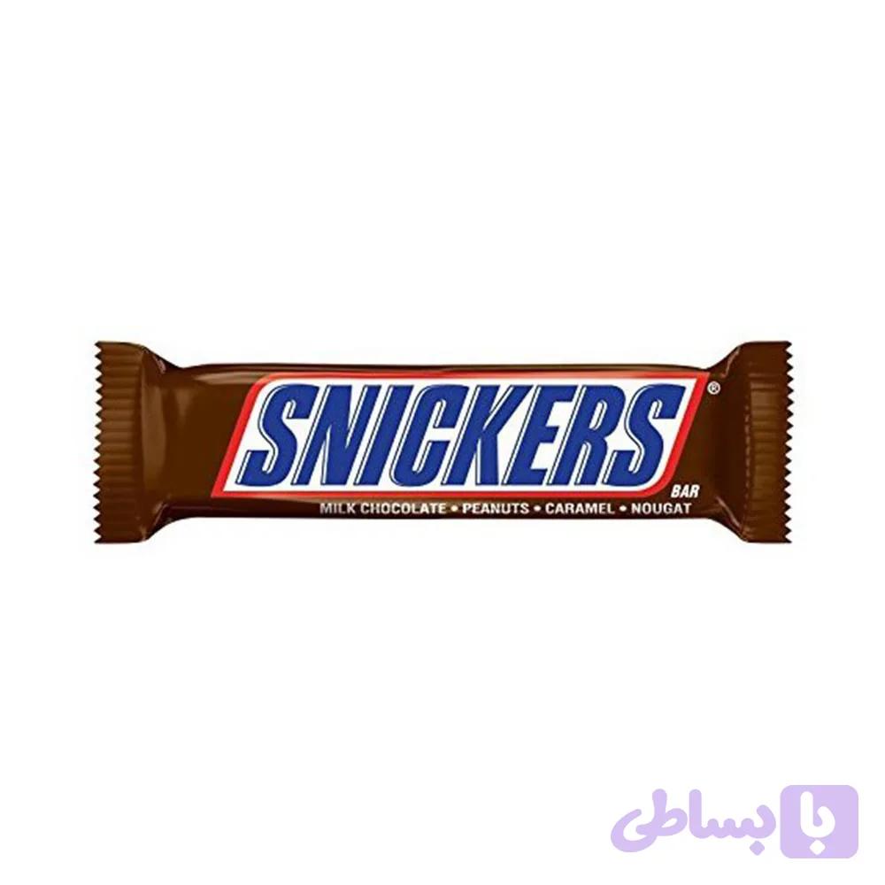 شکلات تکی 50 گرمی اسنیکرز (Snickers)