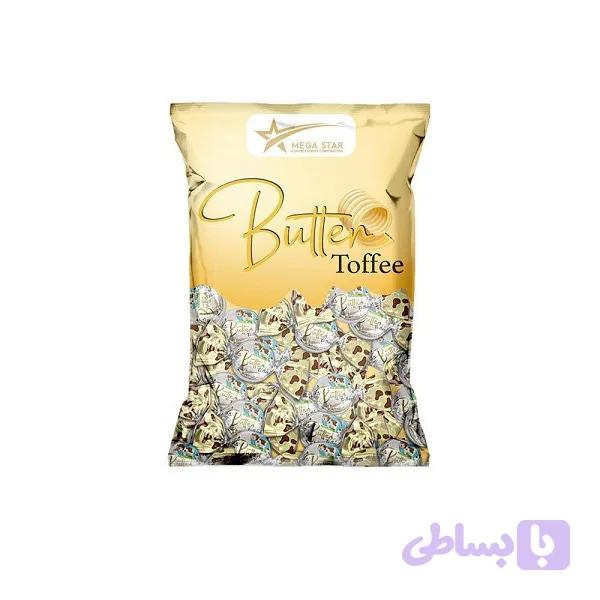 تافی کره ای مگا استار 1000 گرم Mega Star — تصویر 1